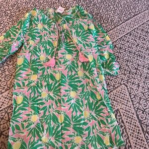 J. Crew floral swim Cover up SZ small NWT